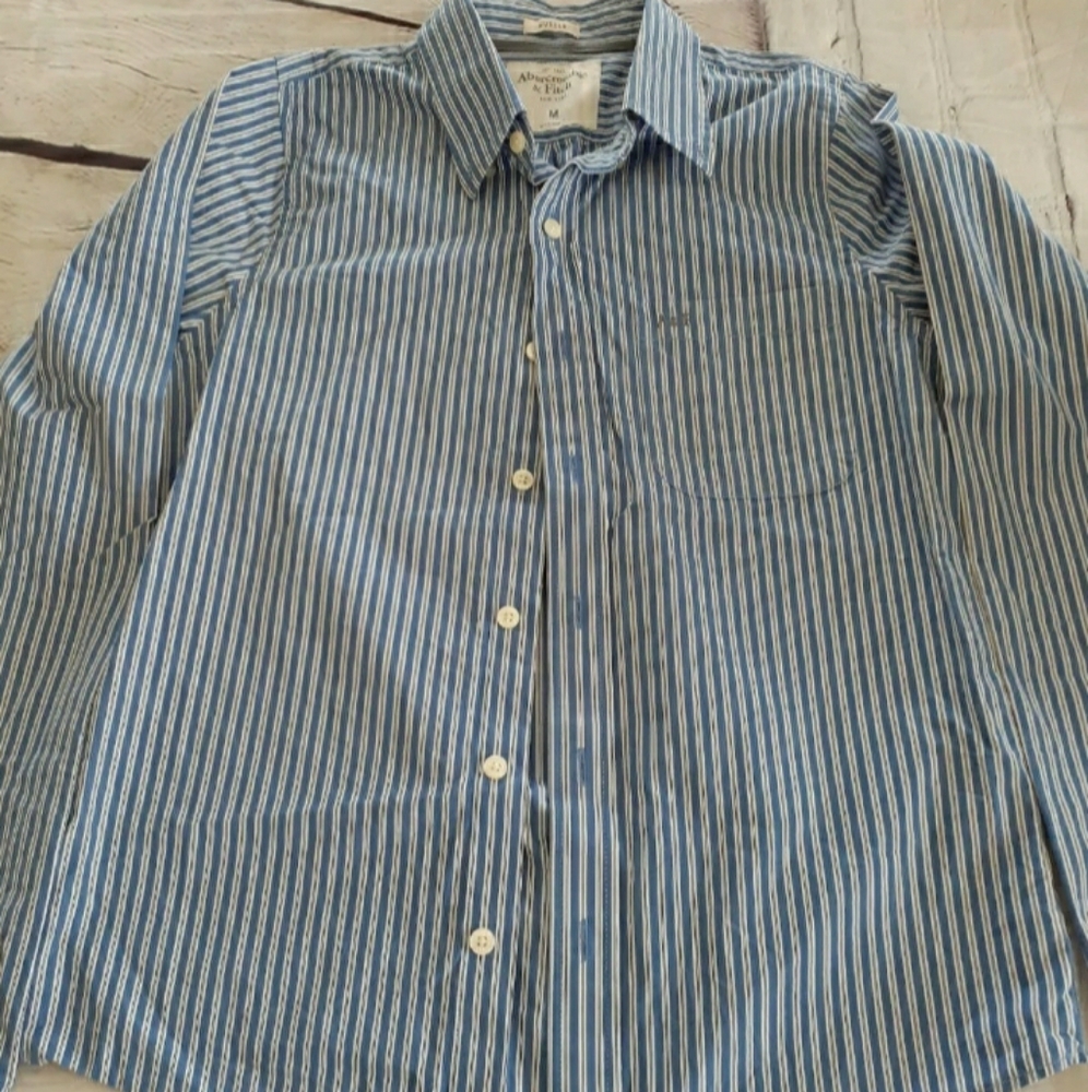 Abercrombie and Fitch Button Down Muscle Mens Med